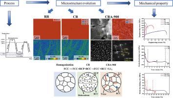 Cryo-rolling and annealing-mediated phase transformation in Al5Ti2.5Fe25Cr25Ni42.5 high-entropy alloy: Experimental, phase-field and CALPHAD investigation