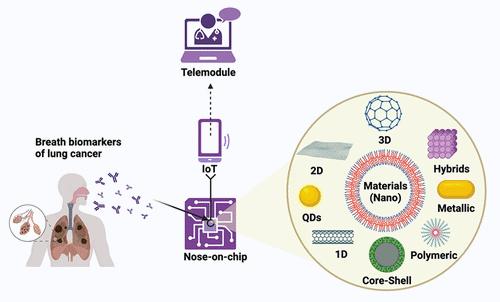 Nose-on-Chip Nanobiosensors for Early Detection of Lung Cancer Breath Biomarkers.