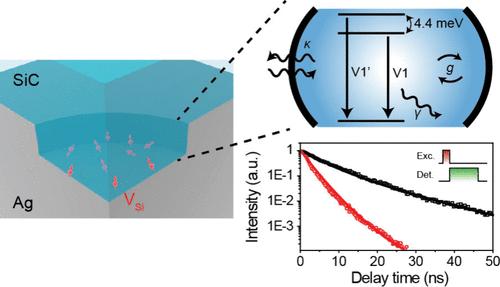 Purcell Enhancement and Spin Spectroscopy of Silicon Vacancy Centers in Silicon Carbide Using an Ultrasmall Mode-Volume Plasmonic Cavity.