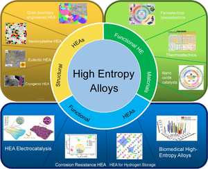 Frontiers in high entropy alloys and high entropy functional materials