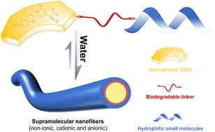 Spontaneous assembly of a class of small molecule prodrugs directed by SN38