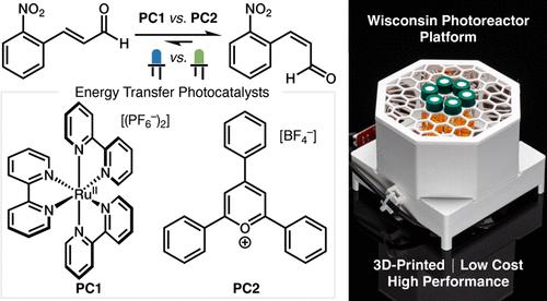 Energy Transfer Photocatalytic (E) → (Z) Isomerization of 2-Nitrocinnamaldehyde using an Inexpensive, 3-D Printed Photoreactor Monitored by 1H NMR Spectroscopy and Computational Modeling