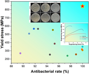 A novel Co-free high-entropy alloy with excellent antimicrobial and mechanical properties