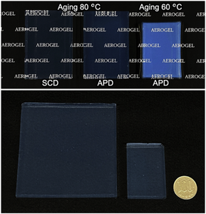 Monolithic poly(methylsilsesquioxane) aerogels with glasslike transparency: from sol-gel synthesis to ambient pressure drying