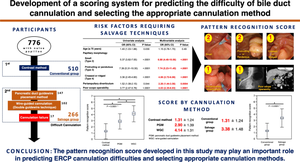 Development of a Scoring System for Predicting the Difficulty of Bile Duct Cannulation and Selecting the Appropriate Cannulation Method