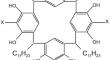 Spin-coated films of calix[4]resorcinarenes as sensors for chlorinated solvent vapours