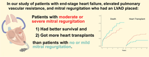 Effect of Preoperative Mitral Regurgitation on LVAD Outcomes in Patients with Elevated Pulmonary Vascular Resistance.