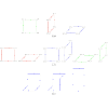 Thermodynamics of multicolored loop models in three dimensions