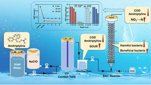 UV/Chlorine-BAC treatment of antidepressant drug in drinking water: efficacy, process optimization, and microbiological characterization