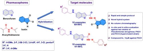 Synthesis of Benzofuran-Based Hybrid Molecules: Molecular Docking and Antibacterial Activity Against Pseudomonas aeruginosa