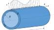 Multi-field coupling and vibration analysis of a piezoelectric semiconductor cylindrical shell