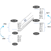 Shell-model study for allowed and forbidden β− decay properties in the mass region “south” of Pb208