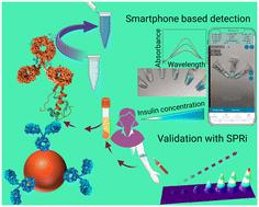 Colorimetric nano-biosensor for low-resource settings: insulin as a model biomarker