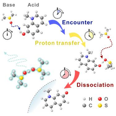 Capturing an Eigen complex in an acid-base reaction shows step-resolved molecularity