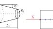 Refined Analysis of Shear Stress Distribution in Tapered Rods Accounting for Gradient Effects