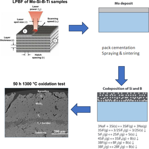 Oxidation of a Mo-Si-B-Ti Alloy