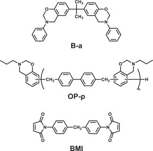 Polymer alloys with high thermal properties consisting of polyfunctional benzoxazine derived from an oligonuclear phenolic compound and bismaleimide