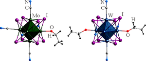 New Heteroligand Octahedral Cluster Complexes of Molybdenum and Tungsten