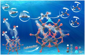 Carbon-supported Zn-HPW ligand catalysts for acetylene hydration