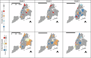 Using geographic effect measure modification to examine socioeconomic-related surface temperature disparities in New York City.