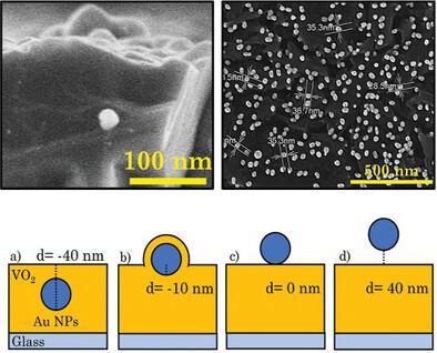 Plasmonic Resonance Shifts in Gold Nanoparticles-Thermochromic VO2 Thin Film Hybrid Platforms: A Joint Experimental and Numerical Study