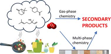 The impact of surfaces on indoor air chemistry following cooking and cleaning