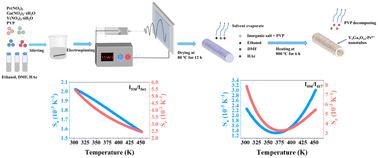 Preparation of Y3Ga5O12:Pr3+ nanotubes with a single-crystal structure via single-nozzle electrospinning for temperature sensing applications†