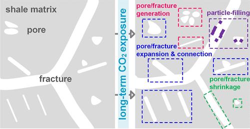 Conflicting Long-Term CO2 Effects on Shale Oil Formations for Simultaneous CO2 Sequestration and CO2-EOR