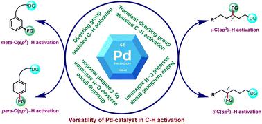 Pd-catalyzed regioselective activation of C(sp2)–H and C(sp3)–H bonds