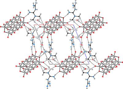 Substitutional/positional disorder of biguanide and guanylurea in the structure of a decavanadate complex [(Bg)(HV<sub>10</sub>O<sub>28</sub><sup>5-</sup>)]<sub>0.4</sub>[(HGU<sup>+</sup>)(V<sub>10</sub>O<sub>28</sub><sup>6-</sup>)]<sub>0.6</sub>(H<sub>2</sub>Met<sup>2+</sup>)<sub>2</sub>(H<sub>3</sub>O<sup>+</sup>)·8H<sub>2</sub>O.