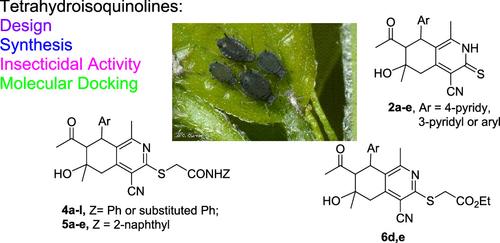 Pyridine Derivatives as Insecticides: Part 6. Design, Synthesis, Molecular Docking, and Insecticidal Activity of 3-(Substituted)methylthio-5,6,7,8-tetrahydroisoquinoline-4-carbonitriles Toward Aphis gossypii (Glover, 1887)