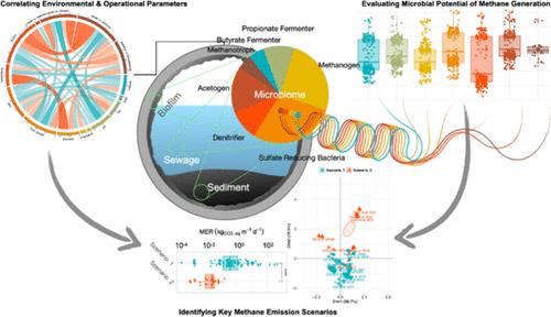 Methanogenic Potential of Sewer Microbiomes and Its Implications for Methane Emission