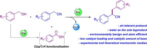 Copper-Catalyzed α-Alkylation of Aryl Acetonitriles with Benzyl Alcohols