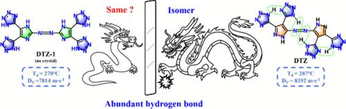 Construction of Nitrogen-Rich Energetic Isomers Containing Multiple Hydrogen Bond Networks