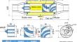 Axial-flow polymer bridge pump with hydrodynamic bearings