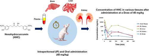 Comparative Pharmacokinetics and Tissue Distribution of Hexahydrocurcumin Following Intraperitoneal vs Oral Administration in Mice Using LC-MS/MS