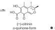 Reactions of citrinin with amino compounds modelling thermal food processing