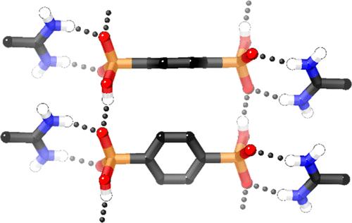 Hydrogen-Bonded Frameworks Assembled Using Amidinium···Phosphonate and Phosphonate···Phosphonate Interactions