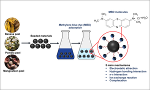 Comparative performance of fruit peel materials for methylene blue dye adsorption