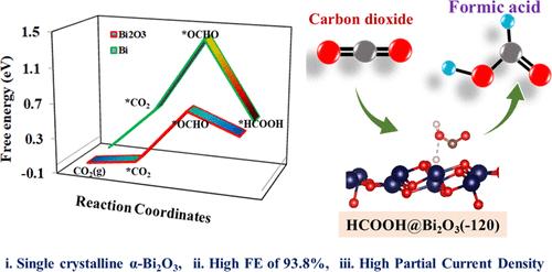 Single-Crystalline α-Bi2O3 Induced by Nitrogen Doping for Enhanced and Selective CO2 Electroreduction to Formate over a Wide Negative Potential Window