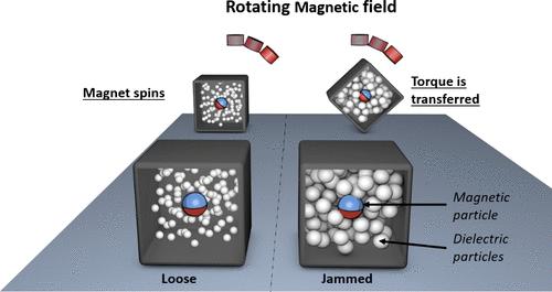 Magnetic Microactuators Based on Particle Jamming