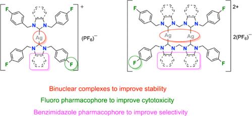 Fluorinated N-Heterocyclic Carbene Silver(I) Complexes with High Cancer Cell Selectivity