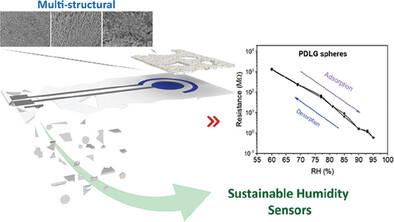 Multi‐Structural and Biodegradable Humidity Sensors with Enhanced Surface Hydrophilicity