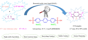 BPBSBDM as an influential Brønsted acidic ionic liquid catalyst in preparing bis(pyrazolyl)methanes under mild conditions