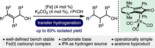 Iron-Catalyzed Transfer Hydrogenation of Allylic Alcohols with Isopropanol