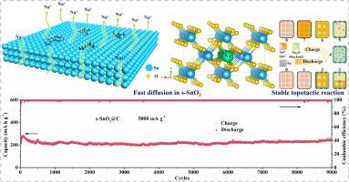 Fast diffusion and stable topotactic reaction in single crystal conversion anode