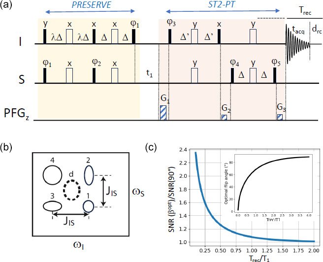 PRESERVE: adding variable flip-angle excitation to transverse relaxation-optimized NMR spectroscopy.