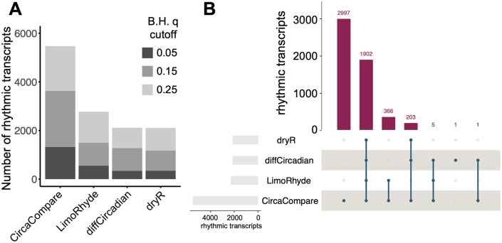 A Comparative Study of Algorithms Detecting Differential Rhythmicity in Transcriptomic Data.