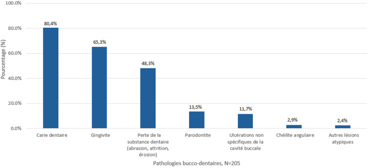 [Oral health status of Baka Pygmies in the city of Dimako, Cameroon: a cross-sectional study of 205 cases.]