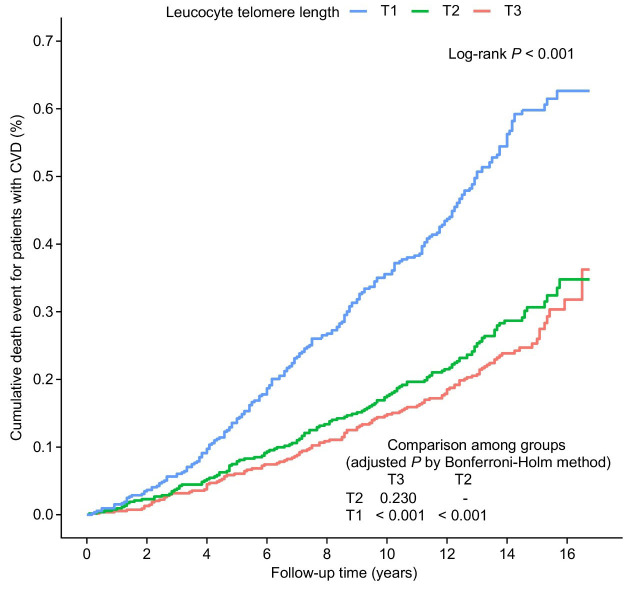 The Association between Leucocyte Telomere Length and Survival Outcomes in Patients with Cardiovascular Disease.